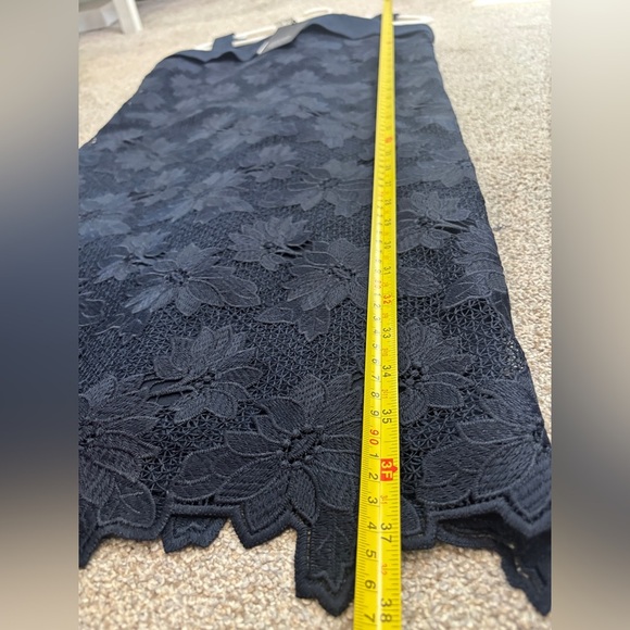NWT Women's Banana Republic Limited Edition Navy Bow Back Lace Dress Eyelet 4 - Picture 2 of 13